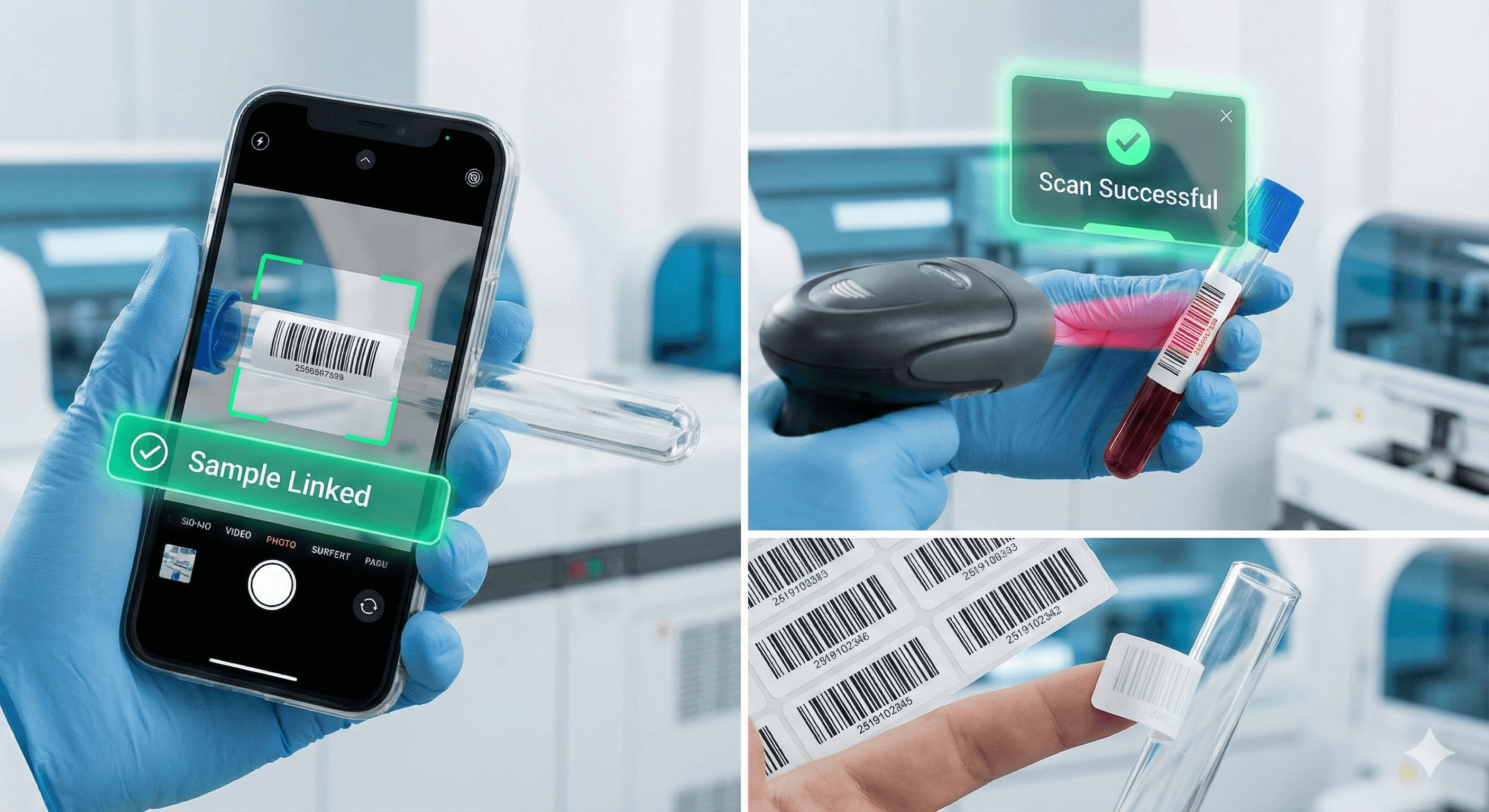 Mobile barcode scanning with smartphone
