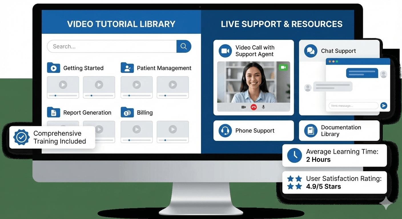 Training and support during transition