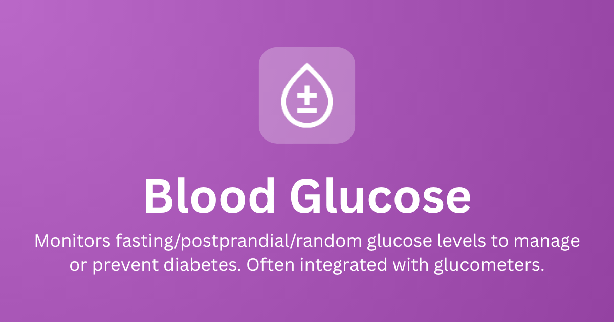 Blood Glucose image