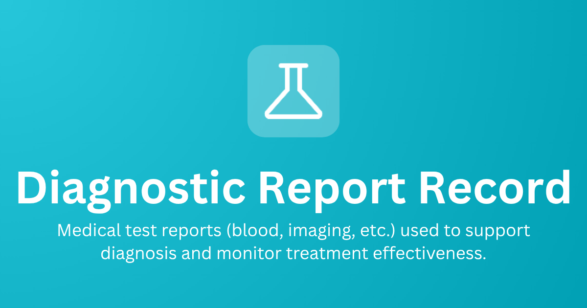 Diagnostic Report Record image
