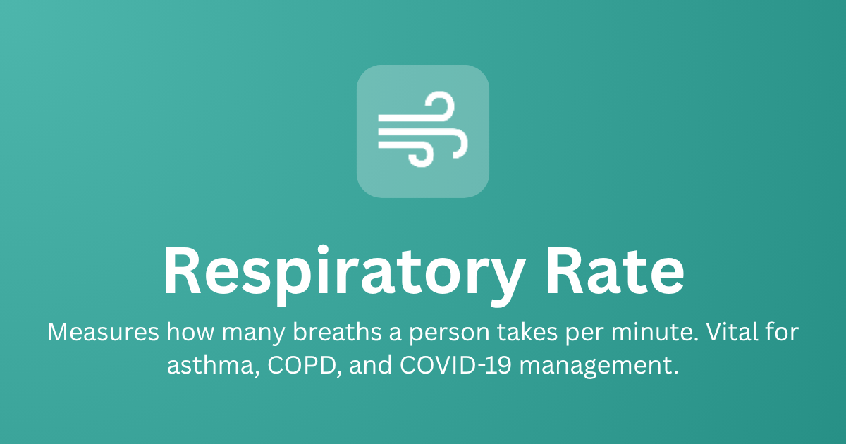 Respiratory Rate image