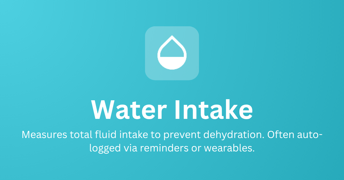 Water Intake image