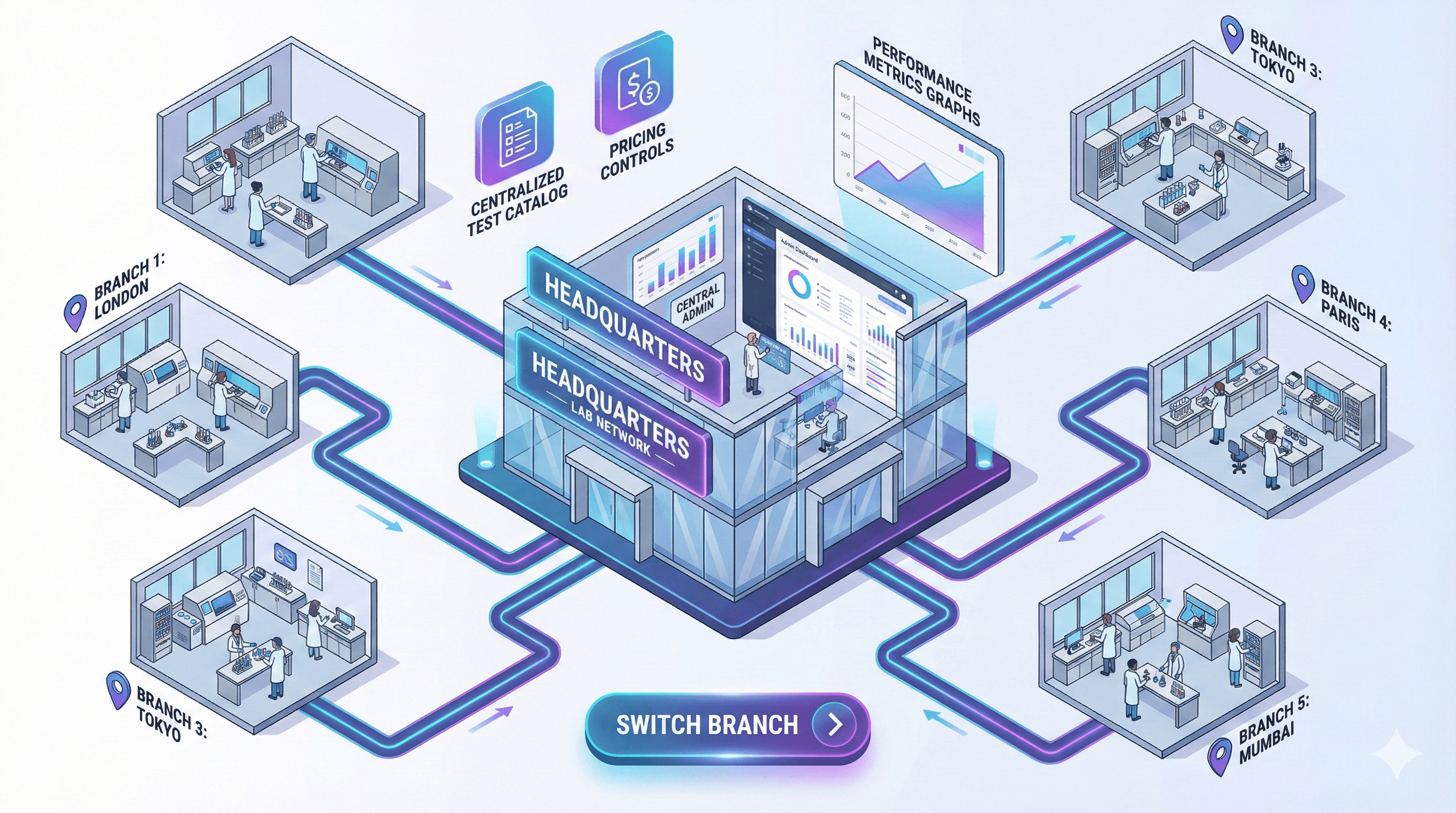 Multiple branches in SmartCarePlus