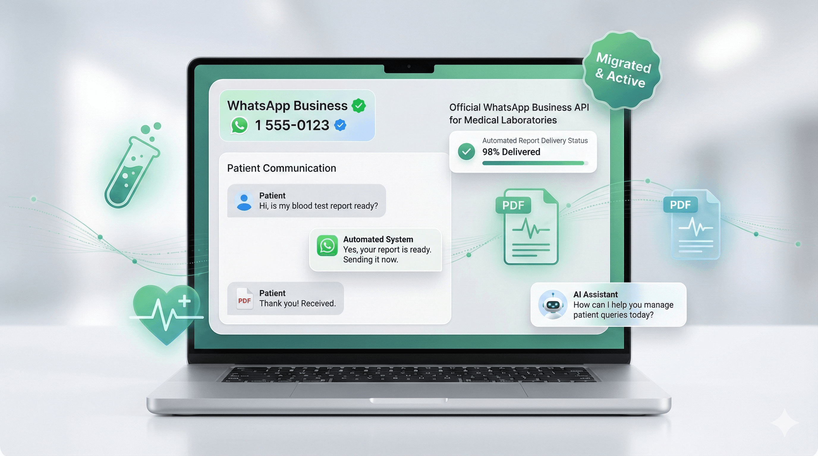 Patient communication in SmartCarePlus
