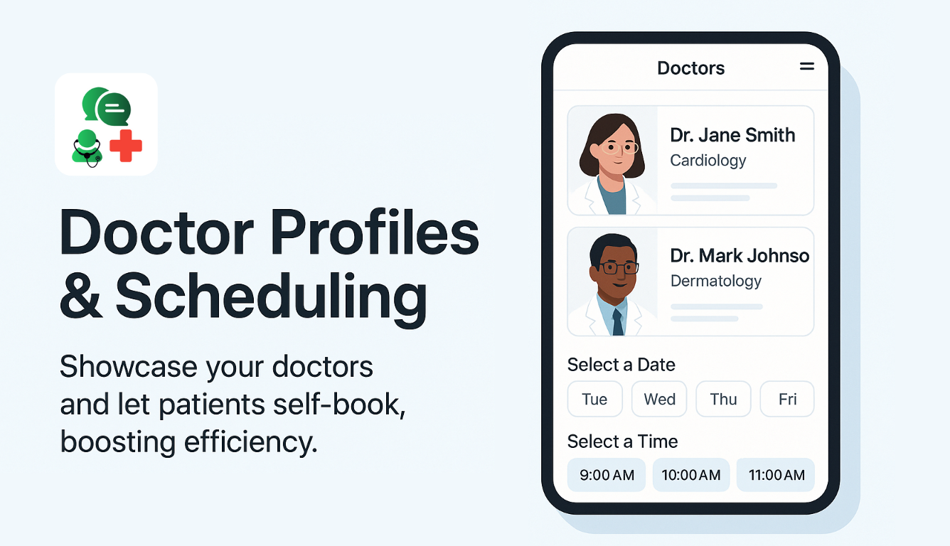 Doctor Profiles & Scheduling image