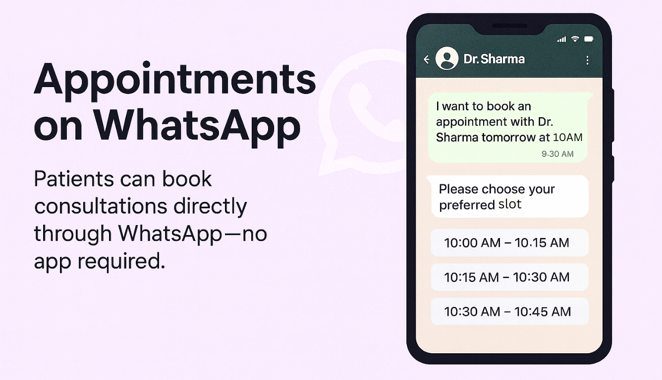 WhatsApp Appointments image